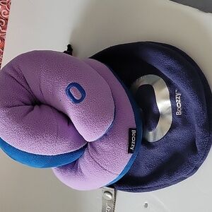 Bcozzy Travel Pillow. Size Medium. Blue / Purple